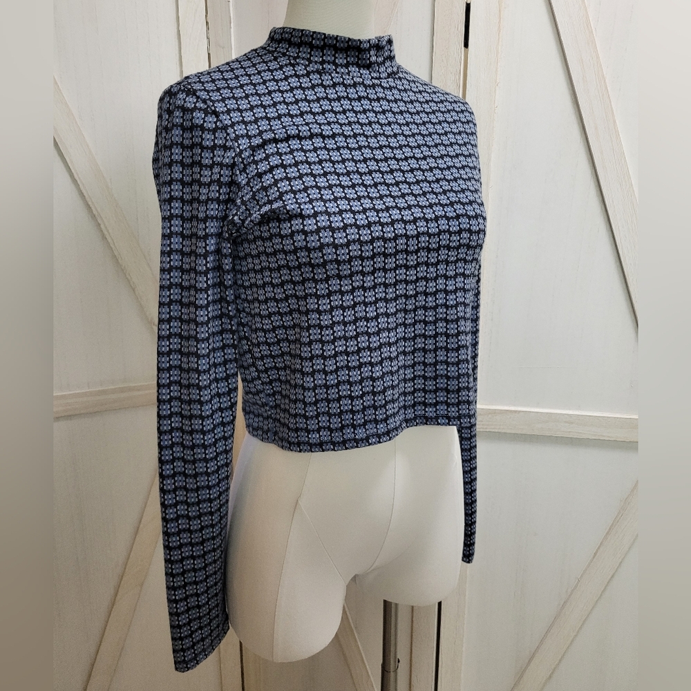 Topshop Crop Top, Long Sleeves